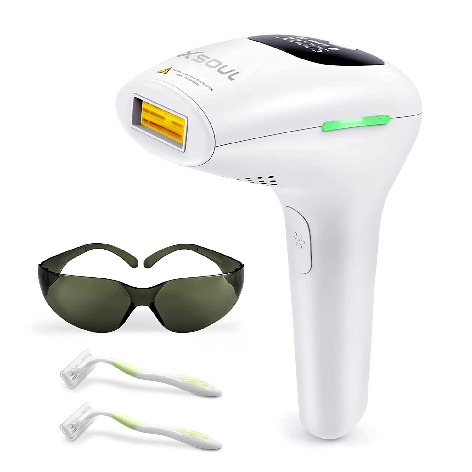 230816071444912_1 XSOUL At-Home IPL Hair Removal for Women and Men Permanent Hair Removal 999,999 Flashes Painless Hair Remover on Armpits Back Legs Arms Face Bikini Line, Corded - Image 1